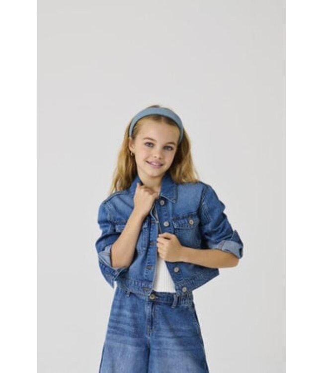 Kids ONLY zomer spijkerjasje meisjes - blauw - Koglumi