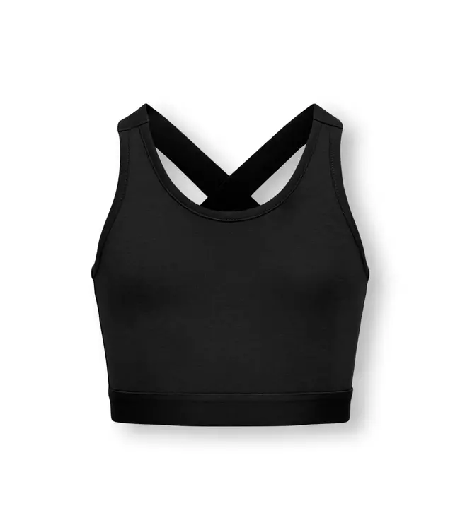 Kids ONLY zomer top meisjes - glitter - zwart - Kogmai