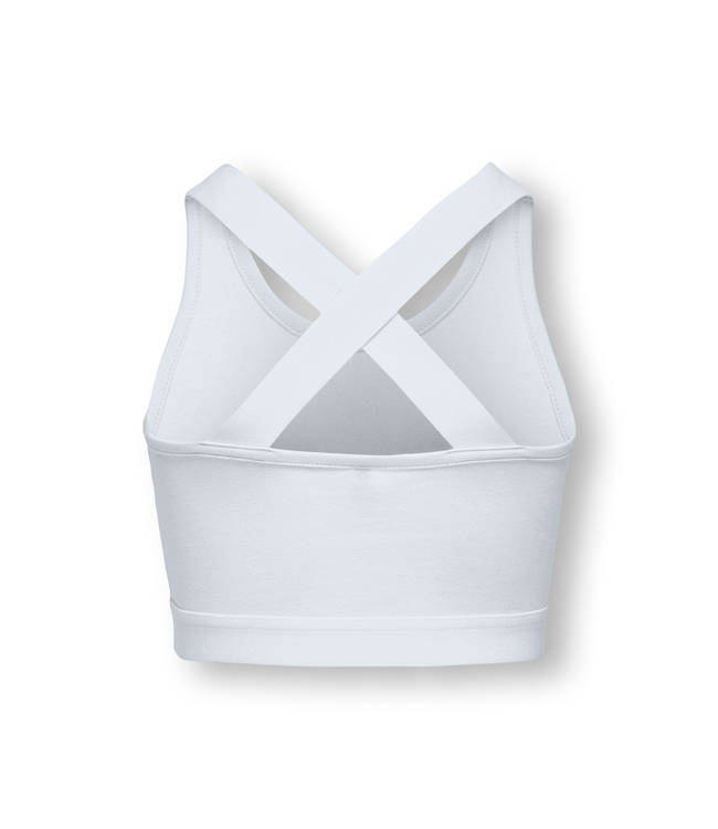 Kids ONLY zomer top meisjes - glitter - wit - Kogmai