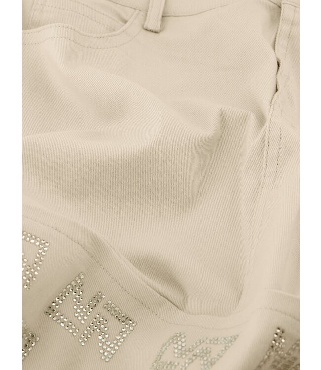 Nik&Nik zomer rok meisjes - taupe - Floor