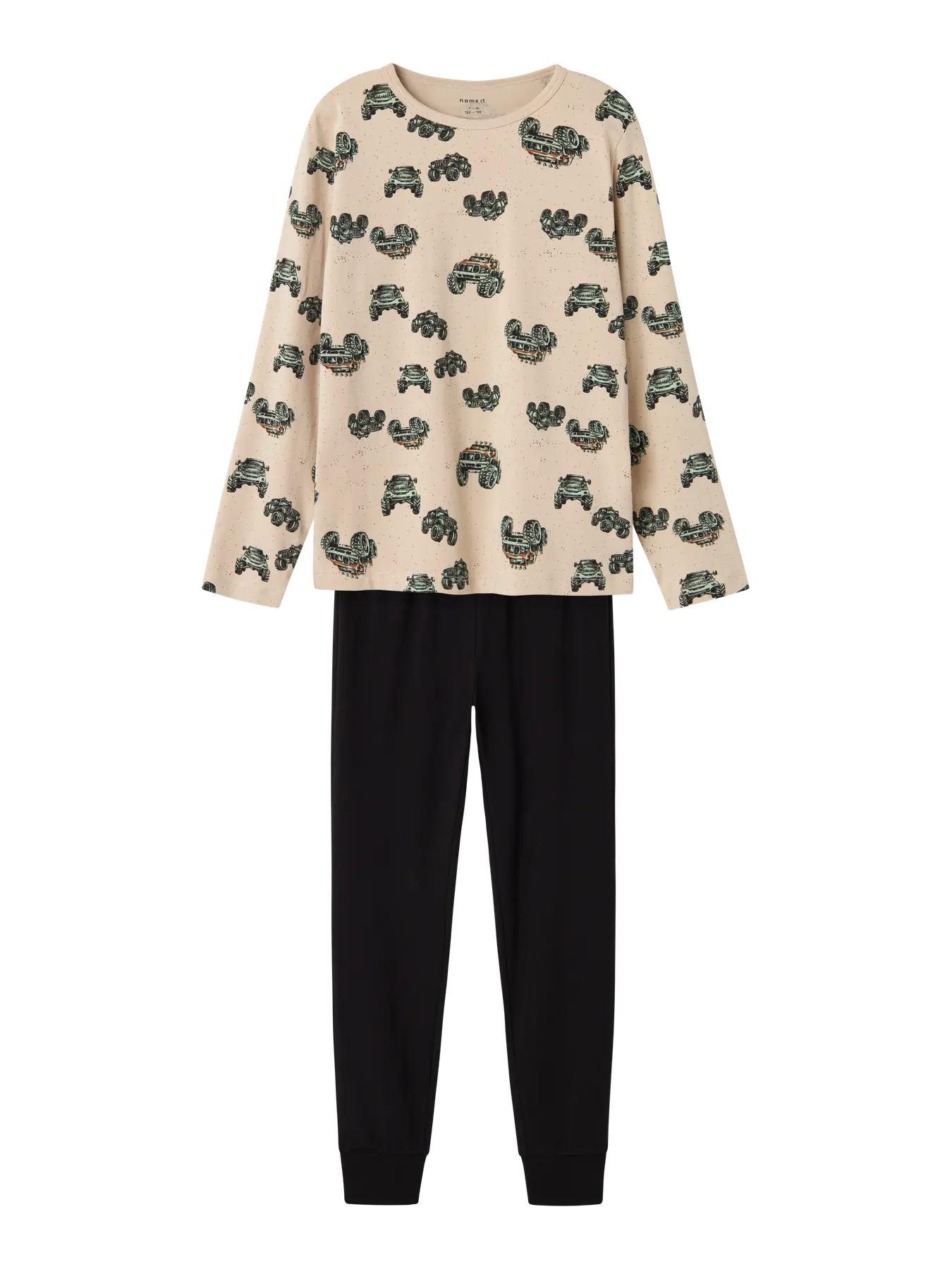 Name it zomer pyjama jongens - wit - NkmNightset afbeelding