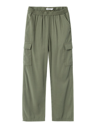 Name it zomer cargo broek meisjes - groen - straight fit - NkfBella afbeelding