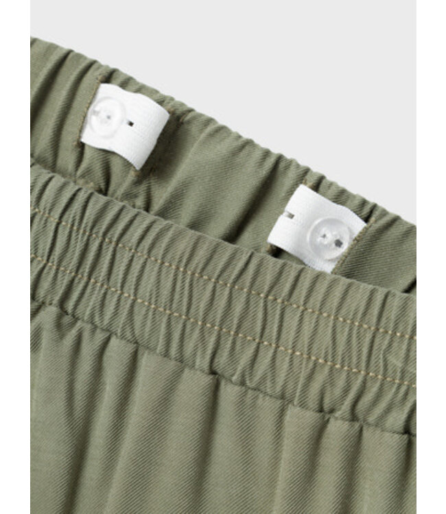 Name it zomer cargo broek meisjes - groen - straight fit - NkfBella
