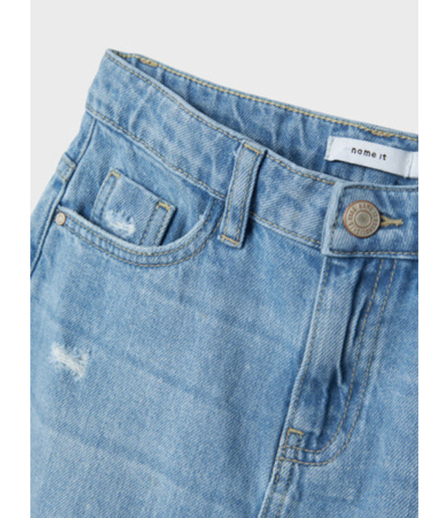 Name it zomer jeans rok lang - licht blauw denim - NkfKat