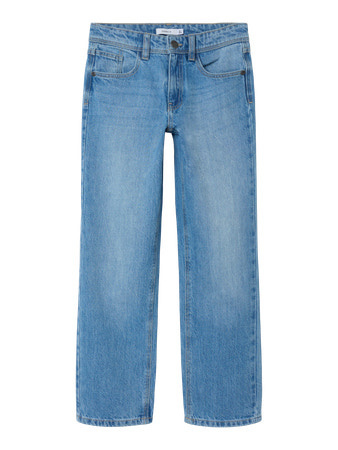 Name it zomer jeans broek jongens - licht blauw - NkmRyan - straight fit afbeelding