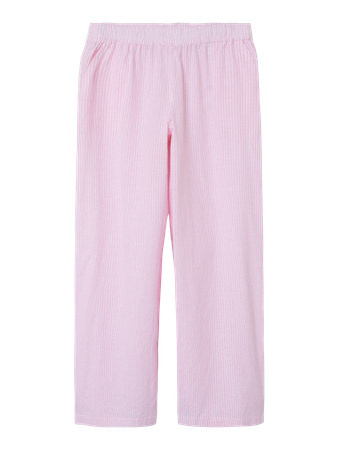 Name it zomer broek meisjes - roze - NknJela - wide leg fit afbeelding
