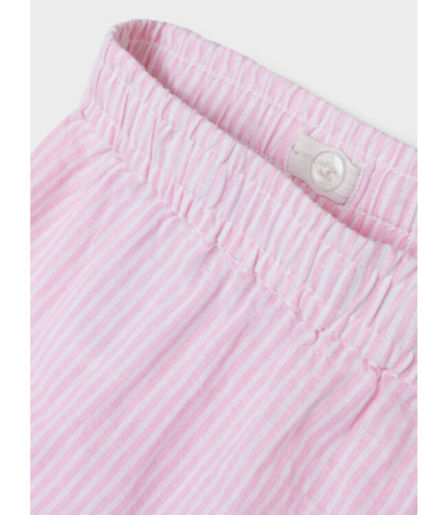 Name it zomer broek meisjes - roze - NknJela - wide leg fit