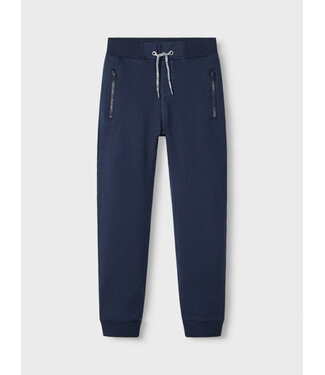 Name it zomer sweat broek jongens - blauw - NkmHonk