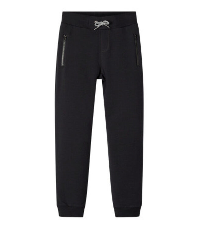 Name it zomer sweat broek jongens - zwart - NkmHonk