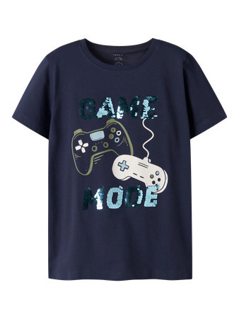 Name it zomer korte mouw t-shirt jongens - blauw - regular fit - NkmKurth afbeelding