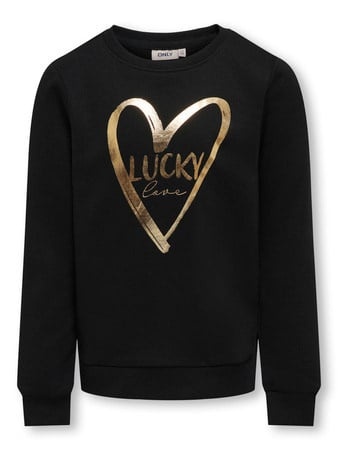 Kids ONLY winter sweater meisjes - zwart - KogMary - regular fit afbeelding