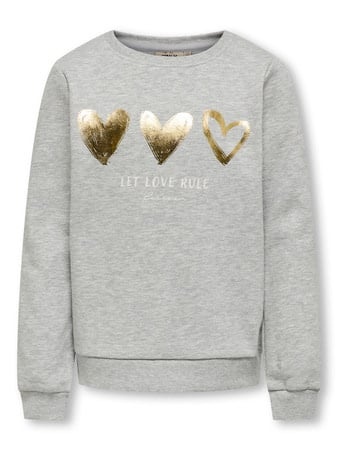 Kids ONLY winter sweater meisjes - grijs - KogMary - regular fit afbeelding