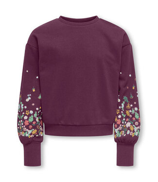 Kids ONLY winter sweater meisjes - paars - KogBrooke - regular fit