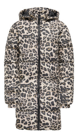 Kids ONLY winter winterjas meisjes - bruin - KogDalia - puffer afbeelding