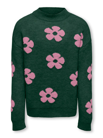 Kids ONLY winter sweater meisjes - groen - KogNaja - regular fit, gebreid afbeelding