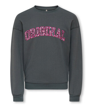 Kids ONLY winter sweater meisjes - grijs - KogFrederikka - regular fit