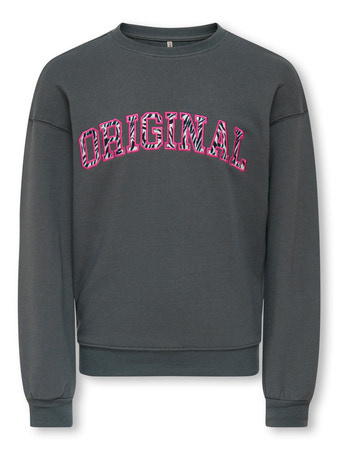 Kids ONLY winter sweater meisjes - grijs - KogFrederikka - regular fit afbeelding