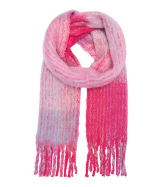 Kids ONLY winter sjaal meisjes - roze - KogSanne - gebreid