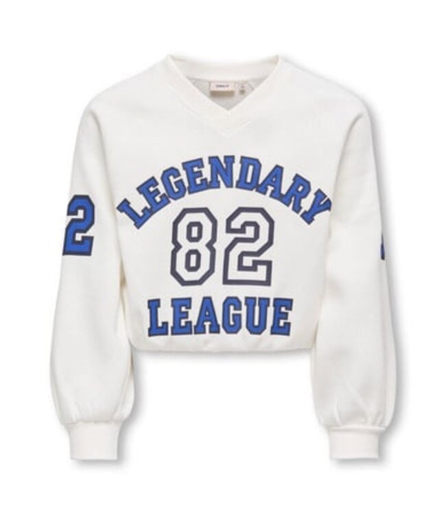 Kids ONLY winter sweater meisjes - wit - KogColetta - regular fit