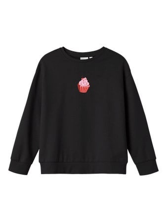 Name it winter sweater meisjes - zwart - relaxed fit - NkfNeatas afbeelding