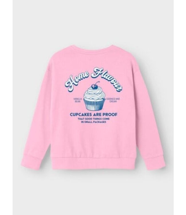 Name it winter sweater meisjes - roze - relaxed fit - NkfNeatas