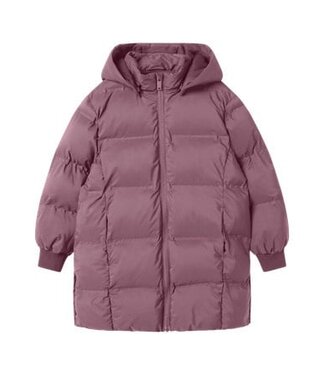 Name it winter winterjas meisjes - paars - puffer, lang - NkfMusk