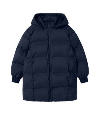 Name it winter winterjas meisjes - blauw - puffer, lang - NkfMusk
