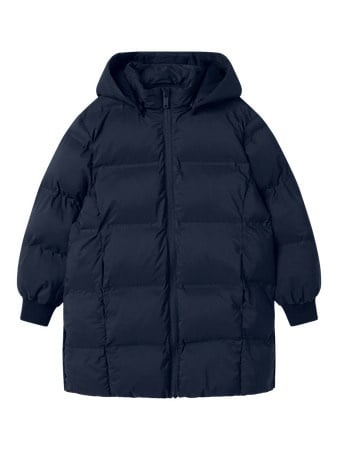 Name it winter winterjas meisjes - blauw - puffer, lang - NkfMusk afbeelding