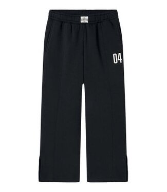 Name it winter sweat broek meisjes - zwart - wide leg fit - NkfOdika