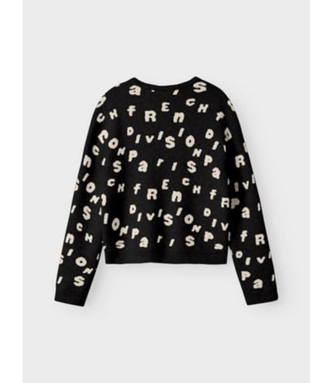 Name it winter sweater meisjes - zwart - regular fit, gebreid - NkfOline