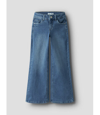 Name it winter jeansbroek meisjes - blauw - wide leg fit - NkfPolly Name it winter jeansbroek meisjes - blauw - wide leg fit - NkfPolly