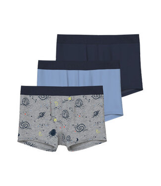 Name it winter ondergoed jongens - grijs - 3p boxer - NkmBoxer