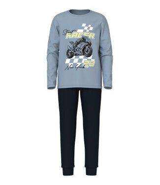 Name it winter pyjama jongens - blauw - NkmNightset
