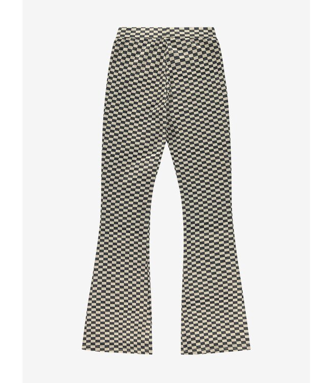 Nik&Nik zomer broek meisjes - taupe / zwart - Gigie