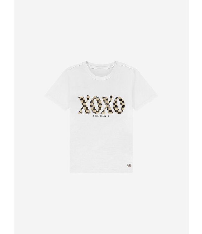 Nik&Nik zomer t-shirt meisjes - off wit - Gigie