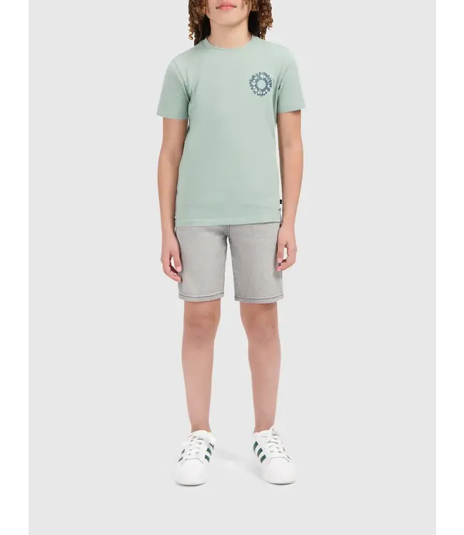 Ballin Zomer jeans short jongens - licht grijs - Jaxx - regular fit