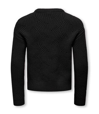 Kids ONLY winter sweater meisjes - zwart - KogKatia - regular fit