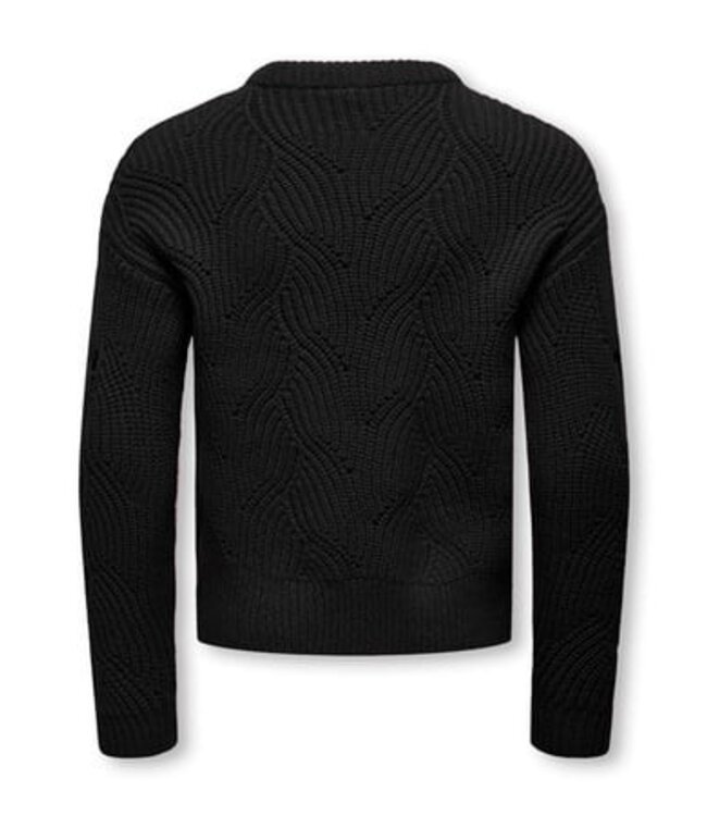 Kids ONLY winter sweater meisjes - zwart - KogKatia - regular fit