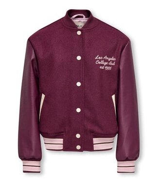 Kids ONLY winter bomberjack meisjes - paars - KogWestcoat