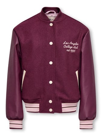 Kids ONLY winter bomberjack meisjes - paars - KogWestcoat afbeelding