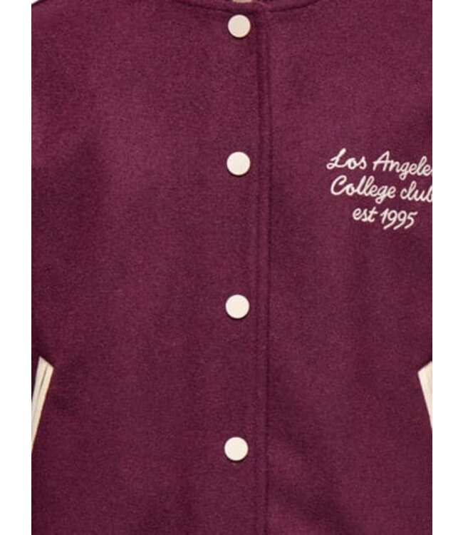 Kids ONLY winter bomberjack meisjes - paars - KogWestcoat