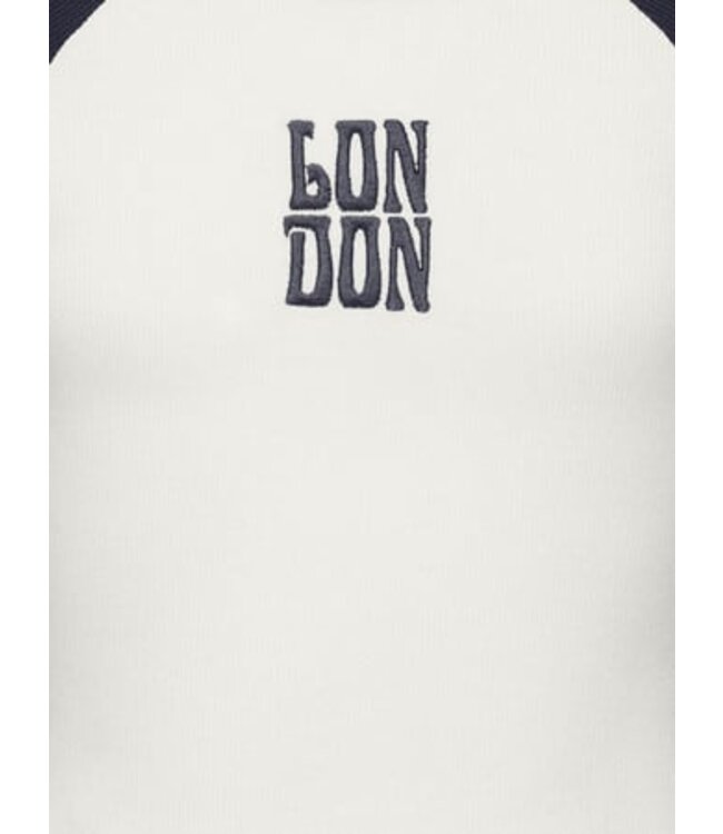 Kids ONLY winter top meisjes - wit - KogBina - slim fit, longsleeve