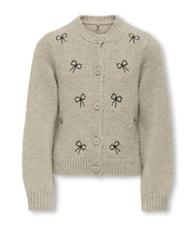 Kids ONLY winter vest meisjes - zand - KogCody - regular fit, gebreid