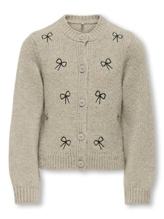 Kids ONLY winter vest meisjes - zand - KogCody - regular fit, gebreid afbeelding