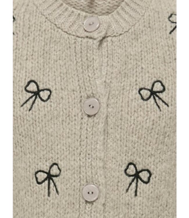 Kids ONLY winter vest meisjes - zand - KogCody - regular fit, gebreid