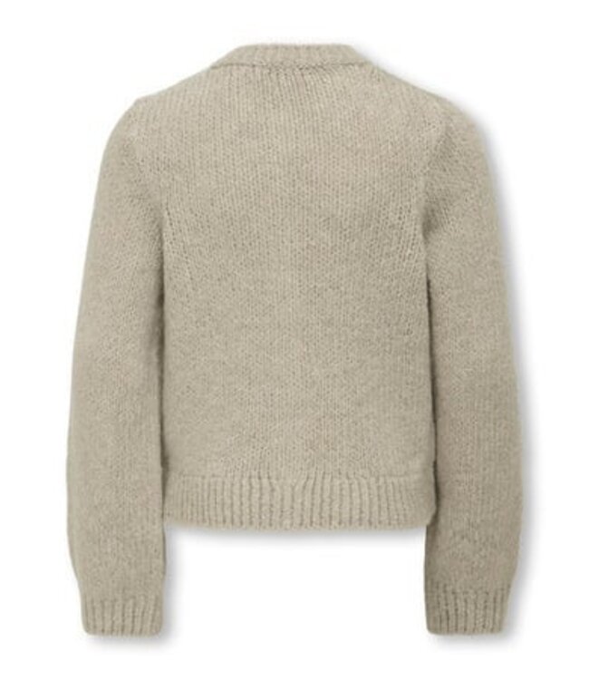 Kids ONLY winter vest meisjes - zand - KogCody - regular fit, gebreid