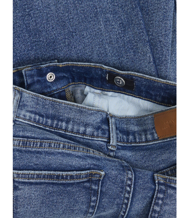 Kids ONLY winter jeansbroek meisjes - blauw - KogJuicy - wide leg fit