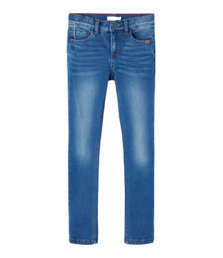 Name it winter jeansbroek jongens - blauw - xslim fit - NkmTheo