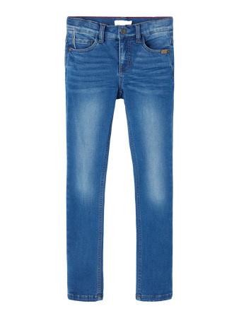 Name it winter jeansbroek jongens - blauw - xslim fit - NkmTheo afbeelding