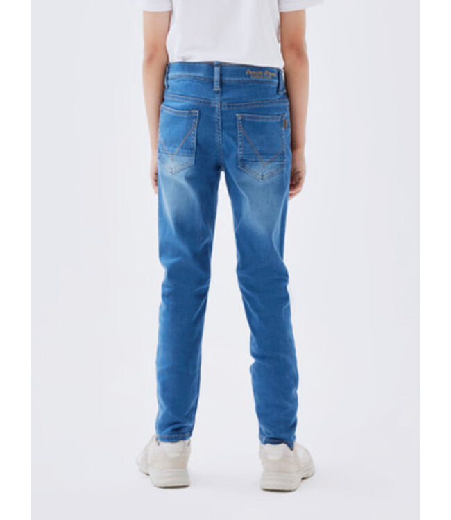 Name it winter jeansbroek jongens - blauw - xslim fit - NkmTheo
